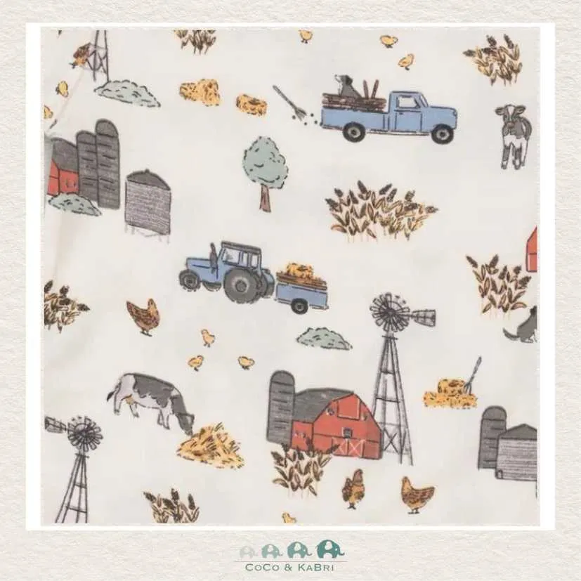 Angel Dear: Hay Farmer Diaper Shirt