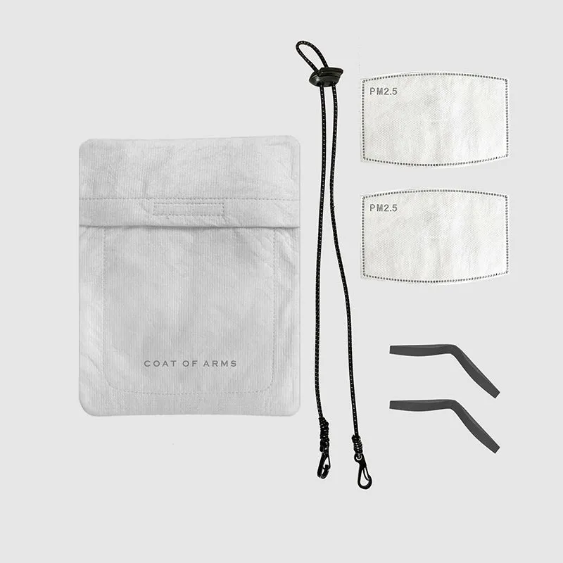 Antimicrobial Knit Face Mask - Wine