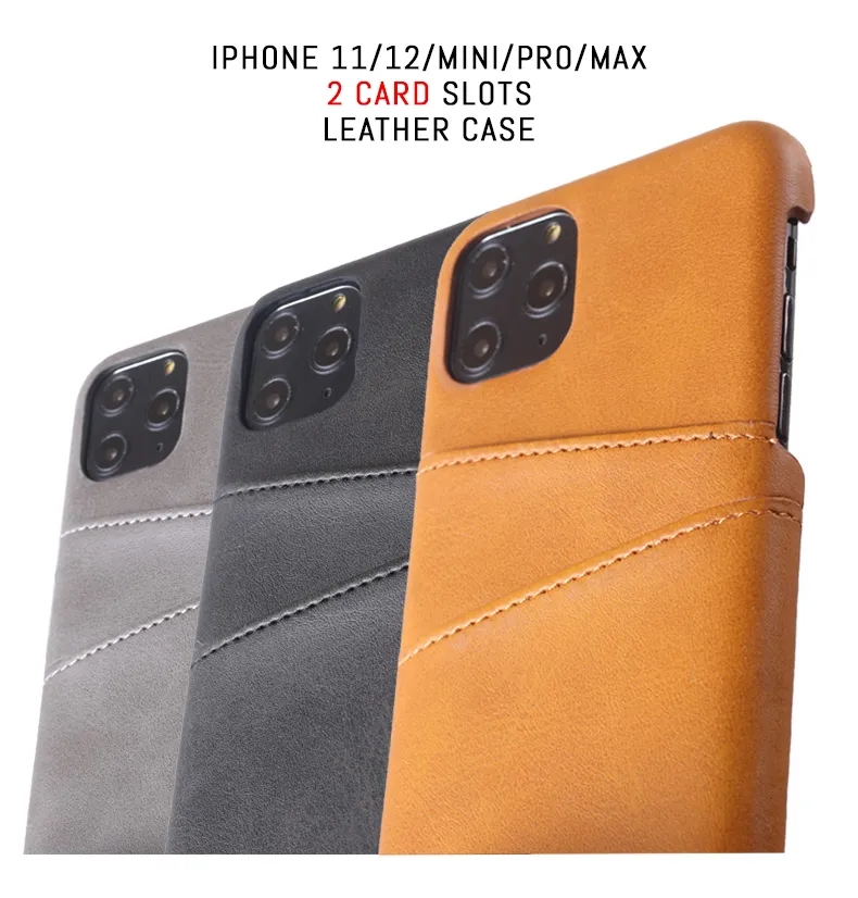 Apple iPhone 12 Mini Pro Max Leather Wallet Card Holder Shockproof Case