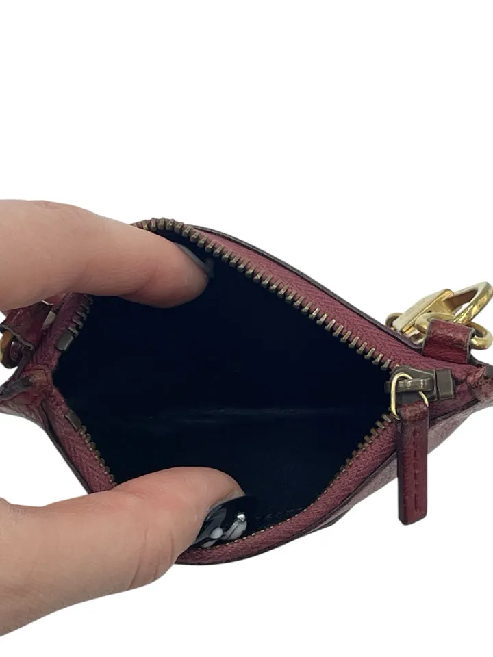 As Is Gucci Half Moon Key Pouch
