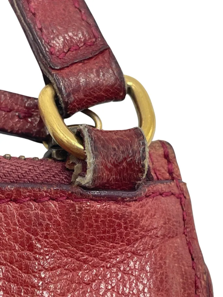 As Is Gucci Half Moon Key Pouch