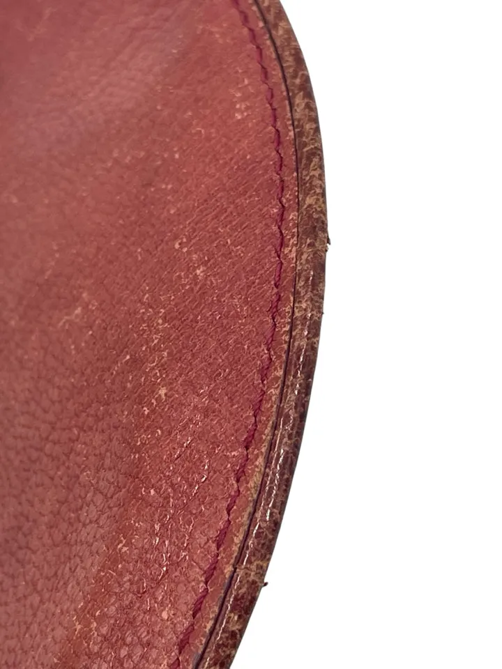 As Is Gucci Half Moon Key Pouch