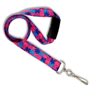 Autism Awareness Lanyards 3/4" (100/Pack)