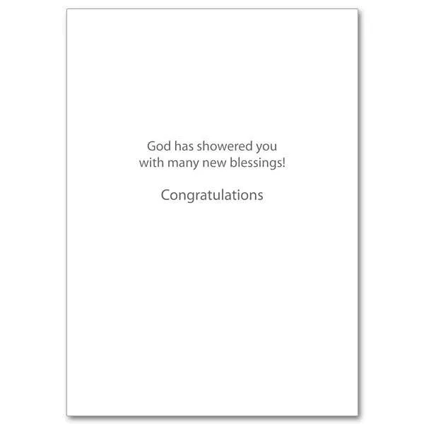 Babies Are Blessings You Can Cuddle Multiple Birth Baby Congratulations Card (5 x 7")