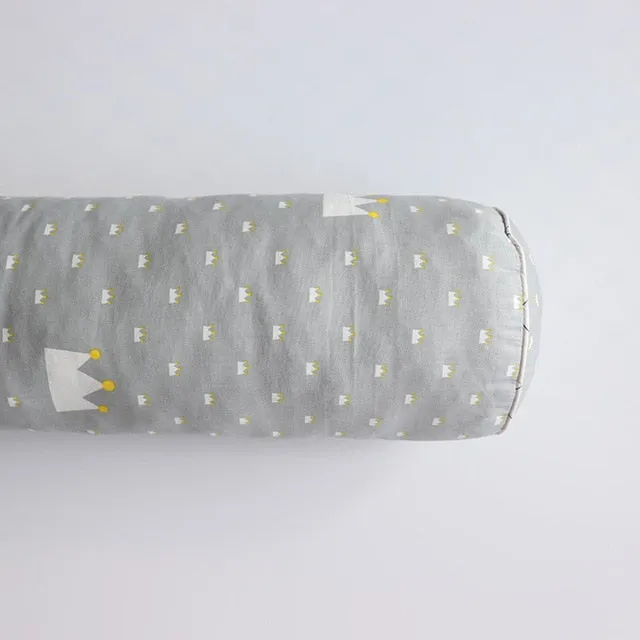 Baby Bed Bumper For Newborns Baby Room Decoration Thick Soft Crib Protector For Kids Cot Cushion With Cotton Cover Detachable