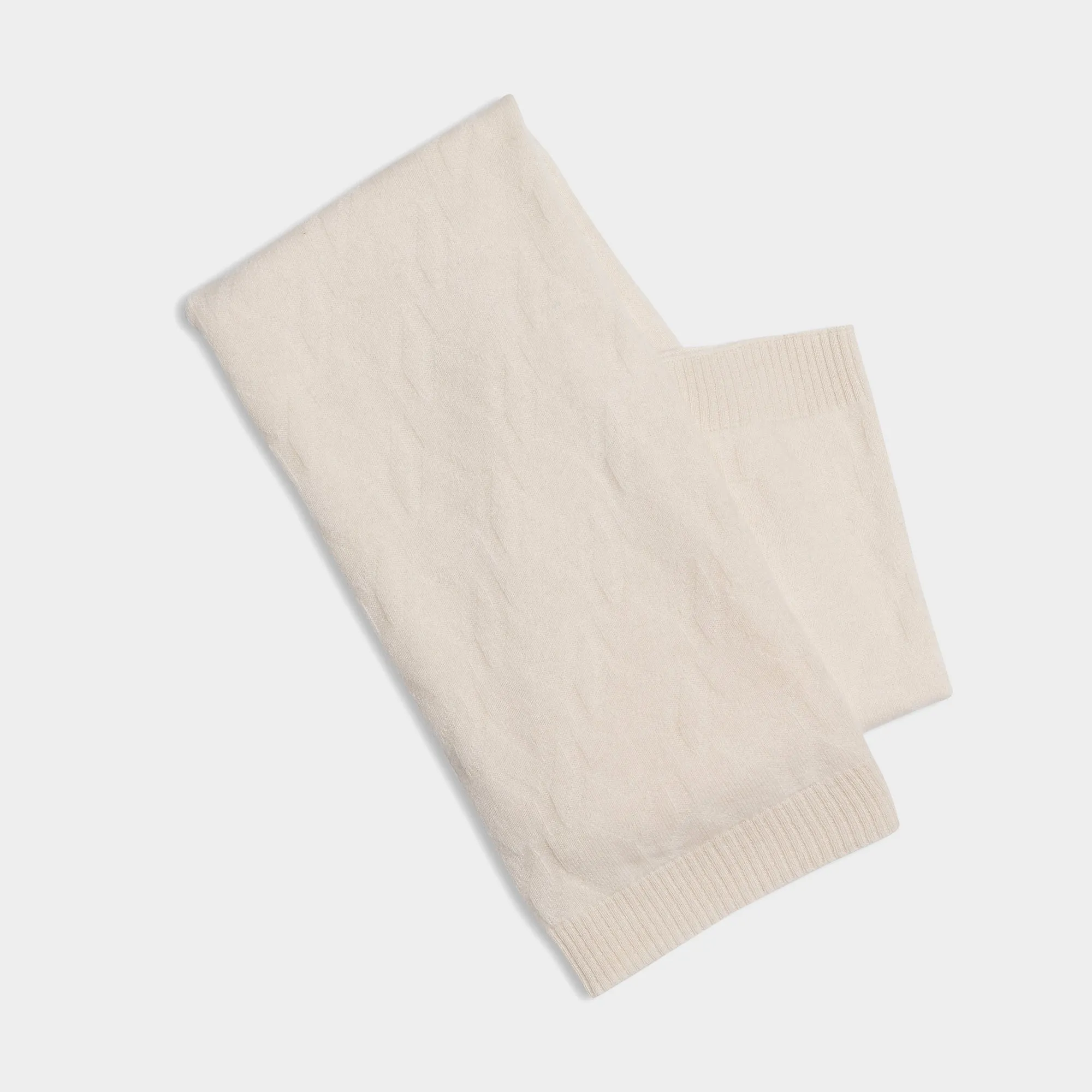 Baby Blanket Cashmere off white YY Logomania