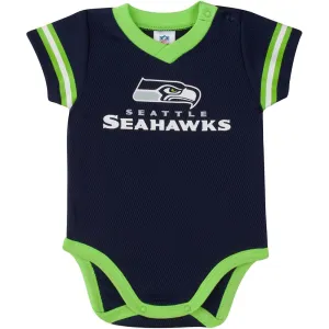 Baby Boys Seahawks Jersey Bodysuit