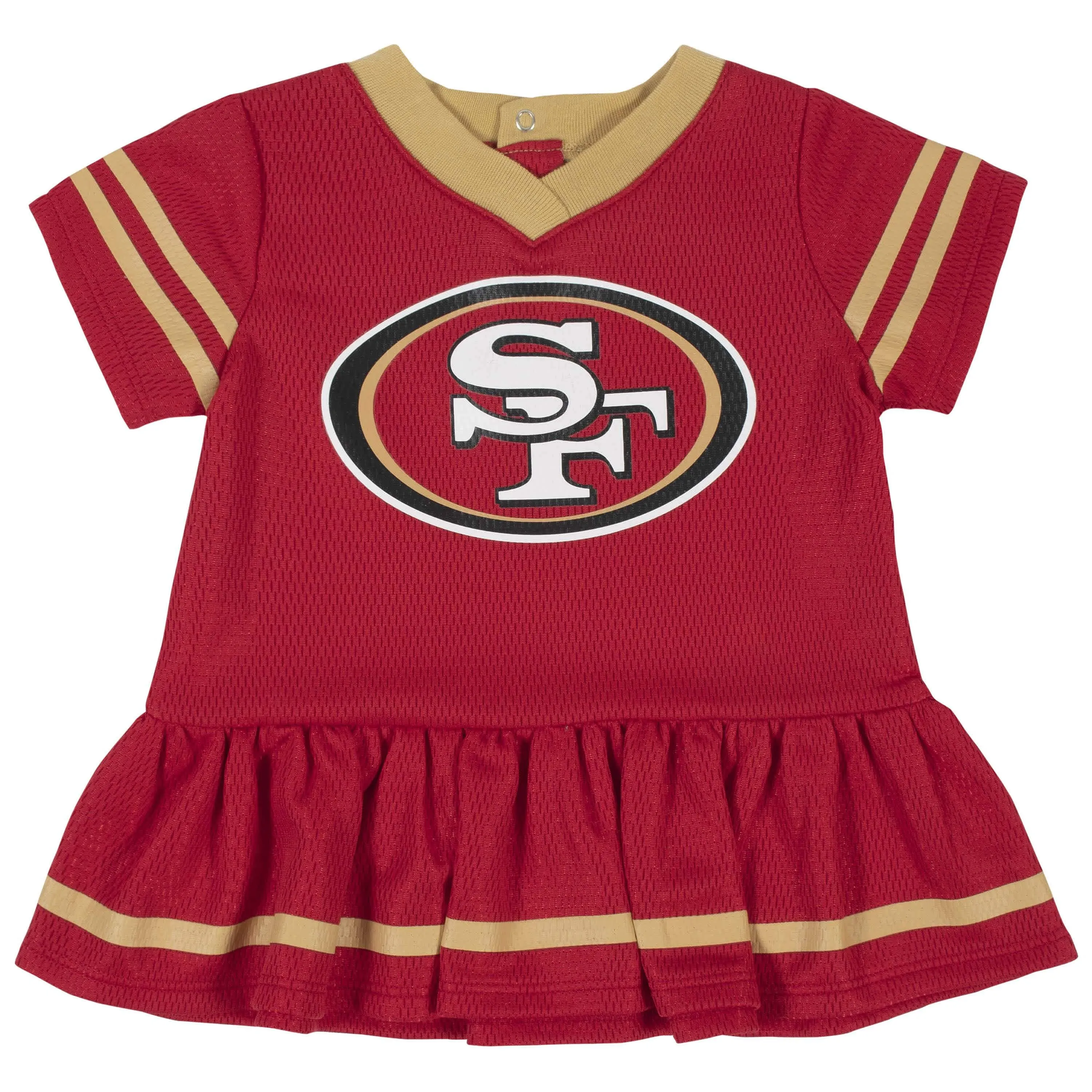 Baby Girls San Francisco 49ers Dress & Diaper Cover Set