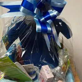 Baby shower gift basket for baby Boy