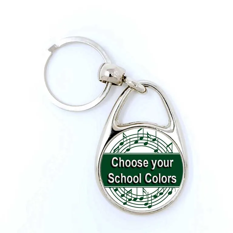 Band Geek Marching Band Music Lover Personalized Keychain