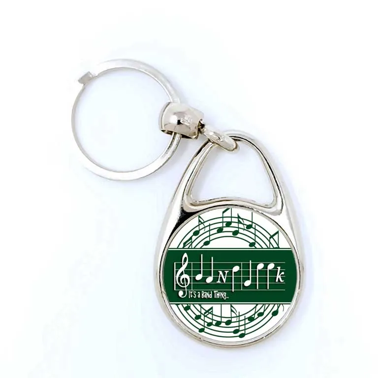 Band Geek Marching Band Music Lover Personalized Keychain