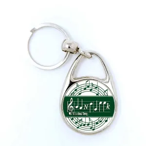 Band Geek Marching Band Music Lover Personalized Keychain