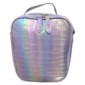Bari Lynn Rainbow Croc Inspired Lunch Box - Lavender