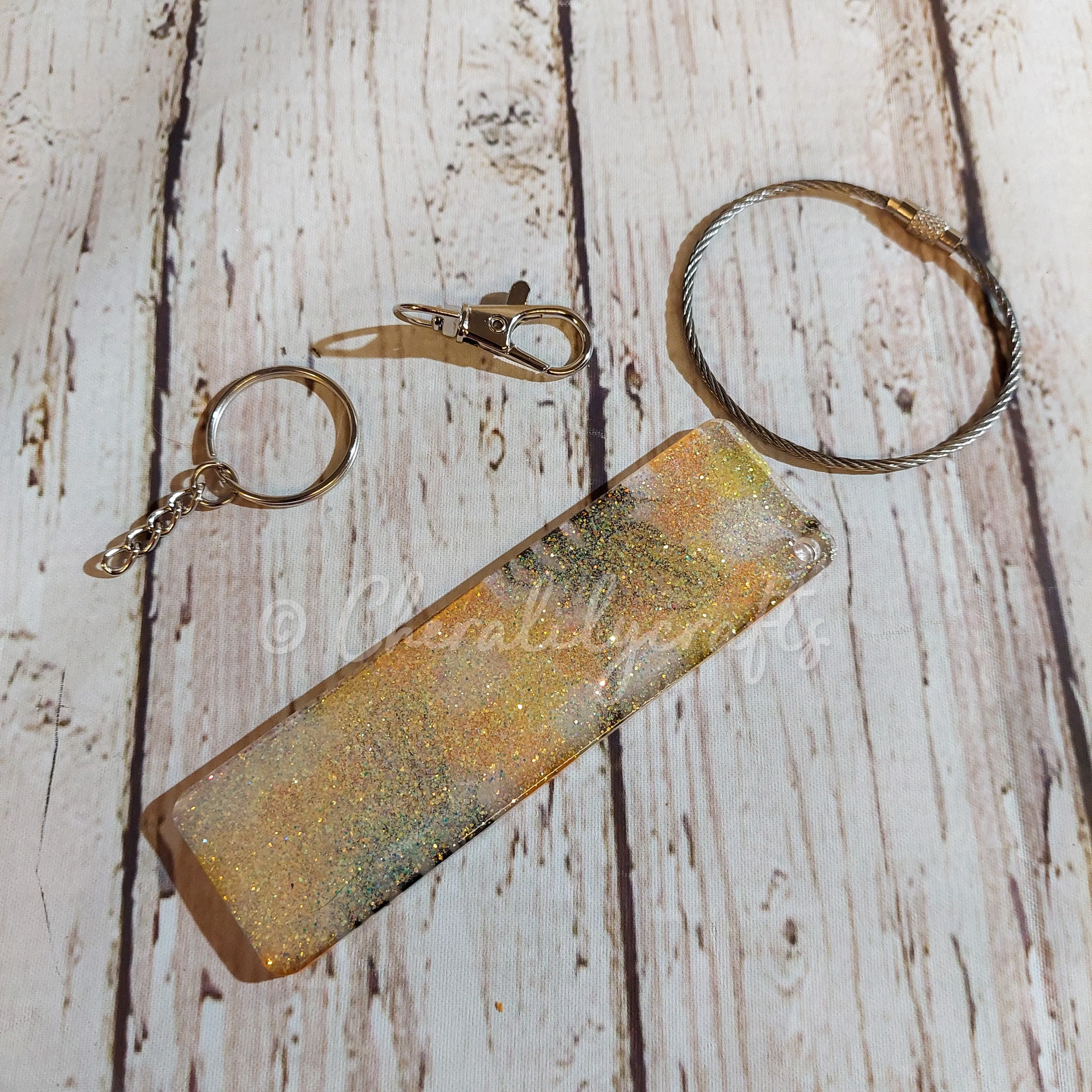 Bee Keychain/ Luggage Tag