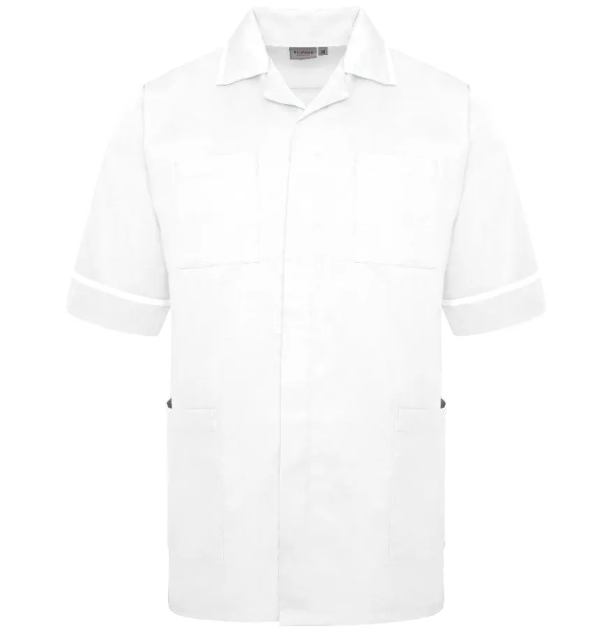Behrens Male Healthcare Tunic (Whites) - NCMT