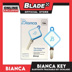 Bianca Bluetooth House Key B0001-W-B-SC Compatible with Schlage SC1, 68