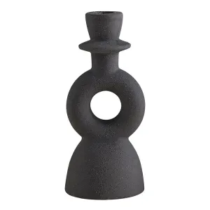 Black Circle Candle Holder - Small