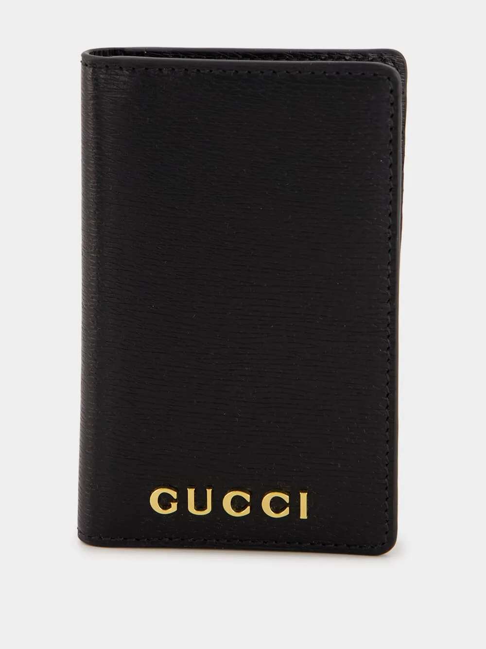 Black Leather Card Holder