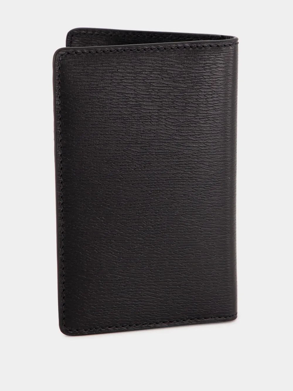 Black Leather Card Holder