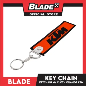 Blade Keychain Key Tag Lanyard with Metal Hook Key Ring Attachment (KTM Design)