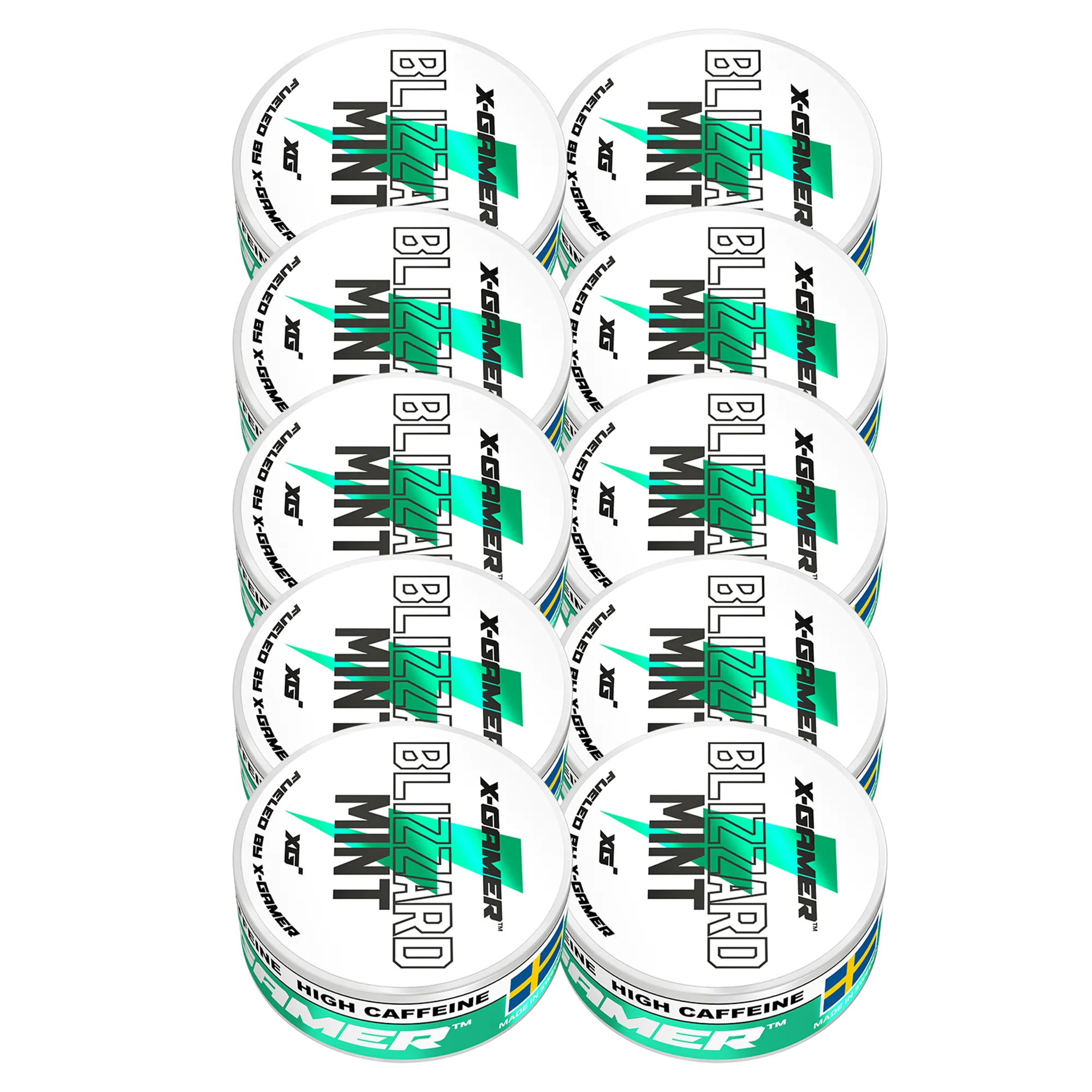 Blizzard Mint Energy Pouches (10 Pack/200 Pouches)