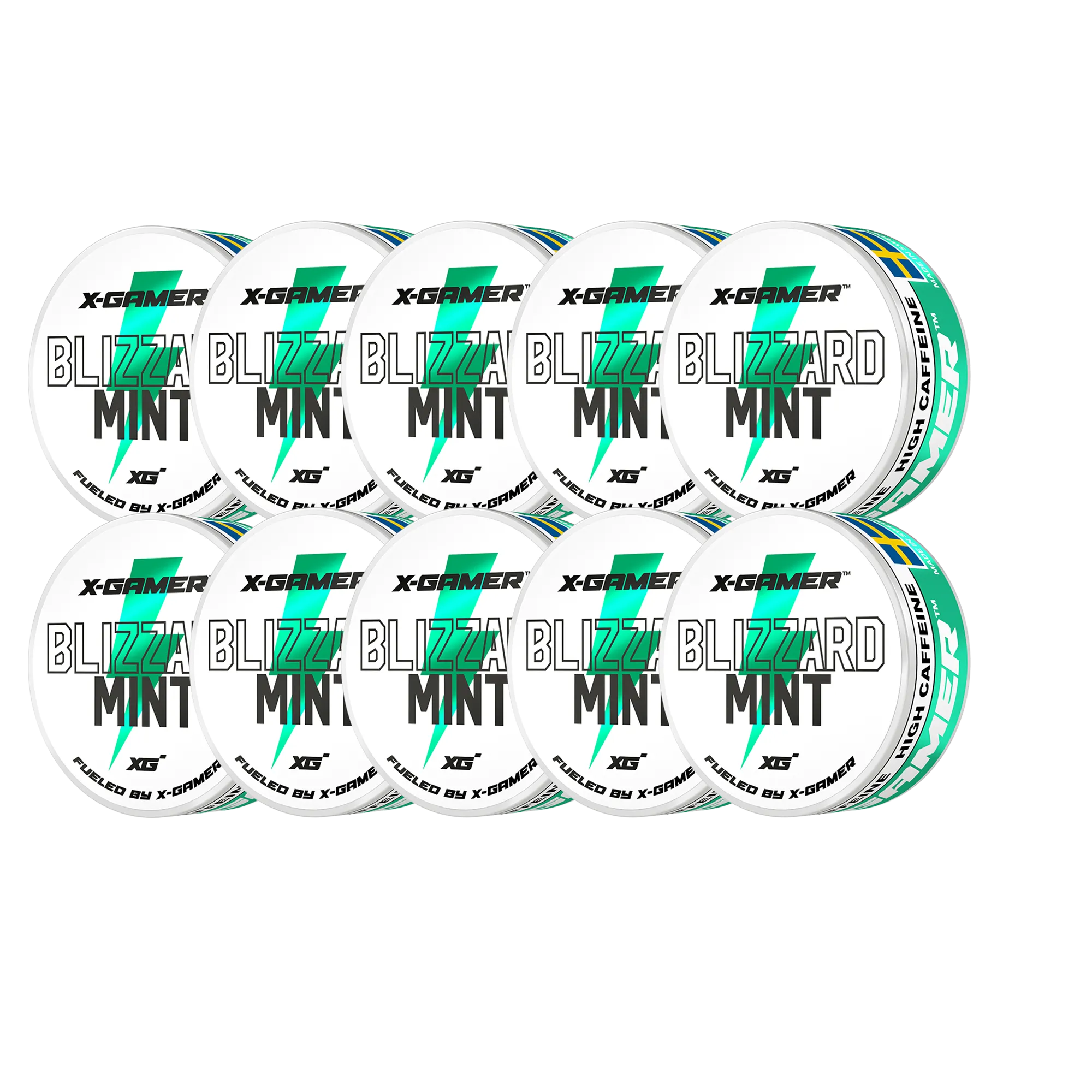 Blizzard Mint Energy Pouches (10 Pack/200 Pouches)