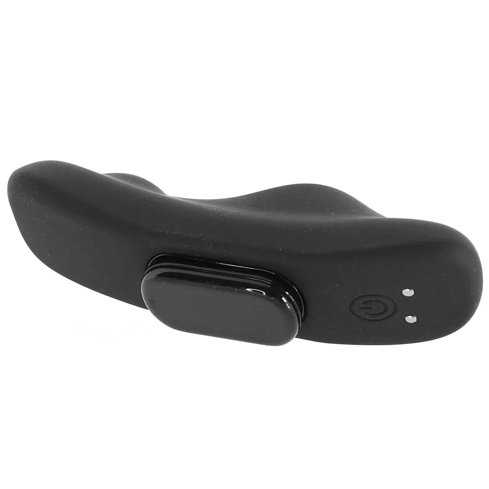 Blush Temptasia Panty Vibe Rechargeable Remote-Controlled Silicone Wearable Vibrator Black