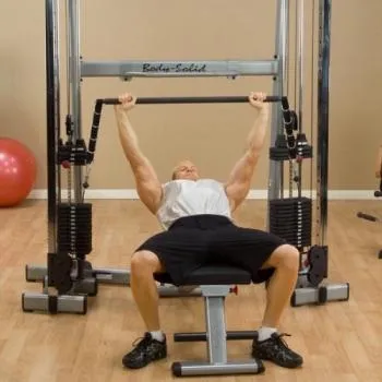 Body-Solid Dual Press Bar Accessory (Bar Only)