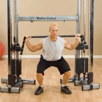 Body-Solid Dual Press Bar Accessory (Bar Only)