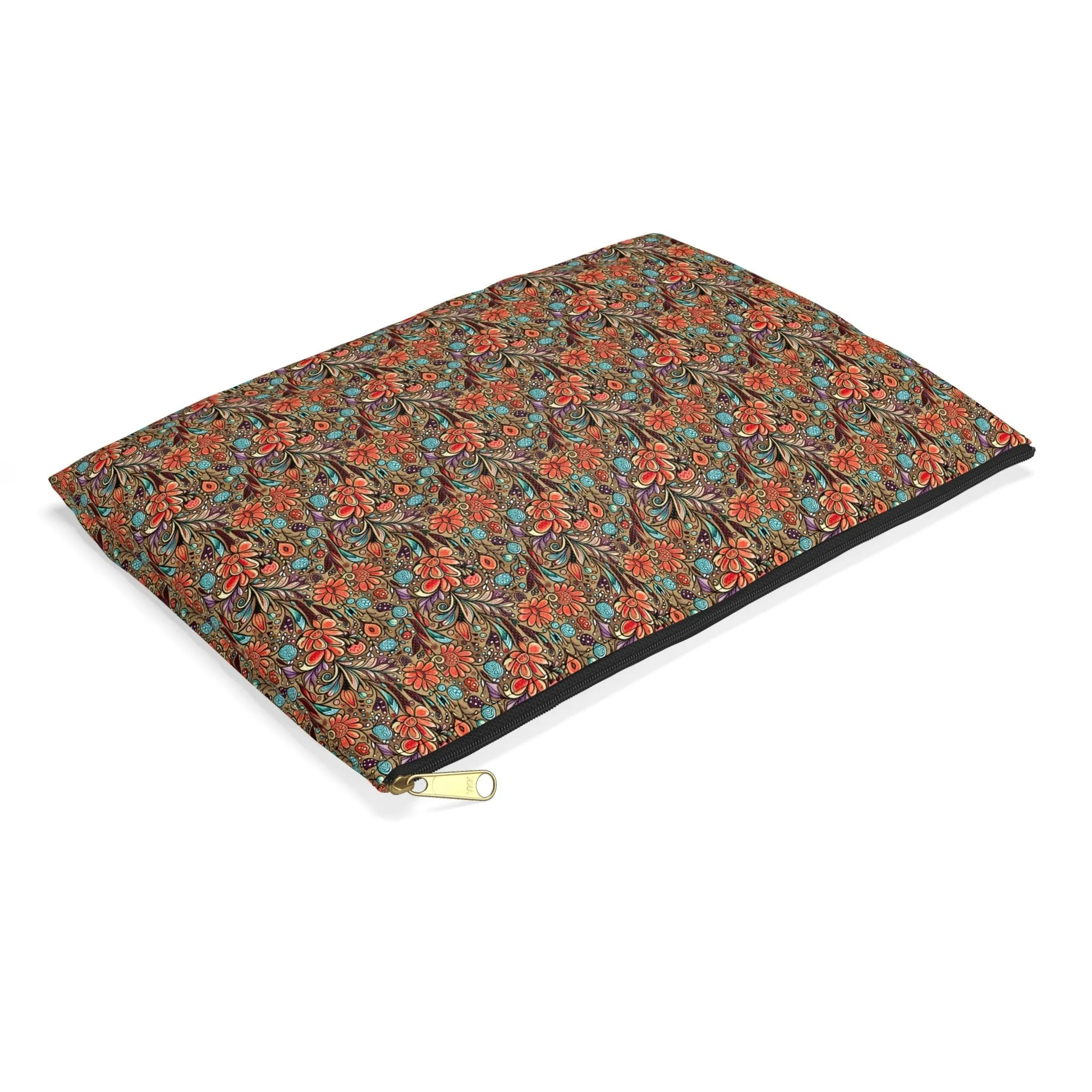 Boho Floral Travel Cosmetic Bag