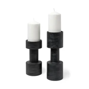 Bolton Black Metal Table Candle Holder