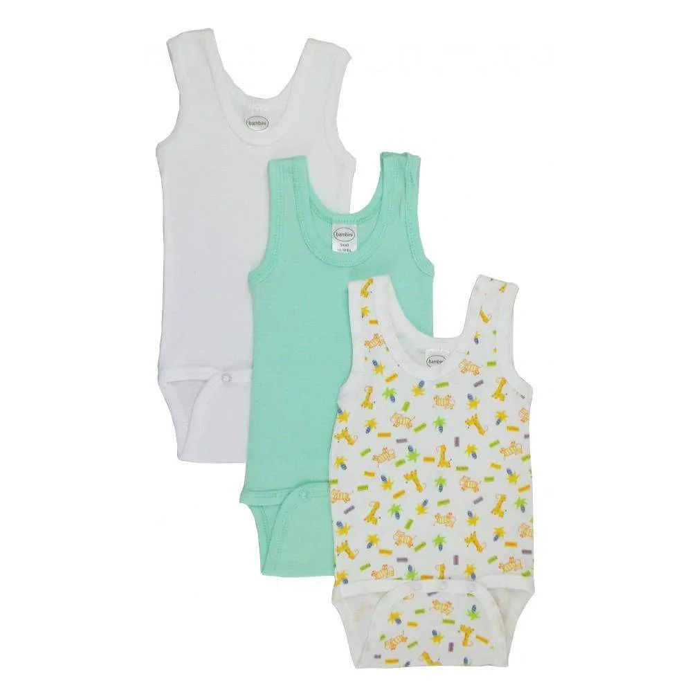 Boy's Sleeveless Onesie 3-Pack