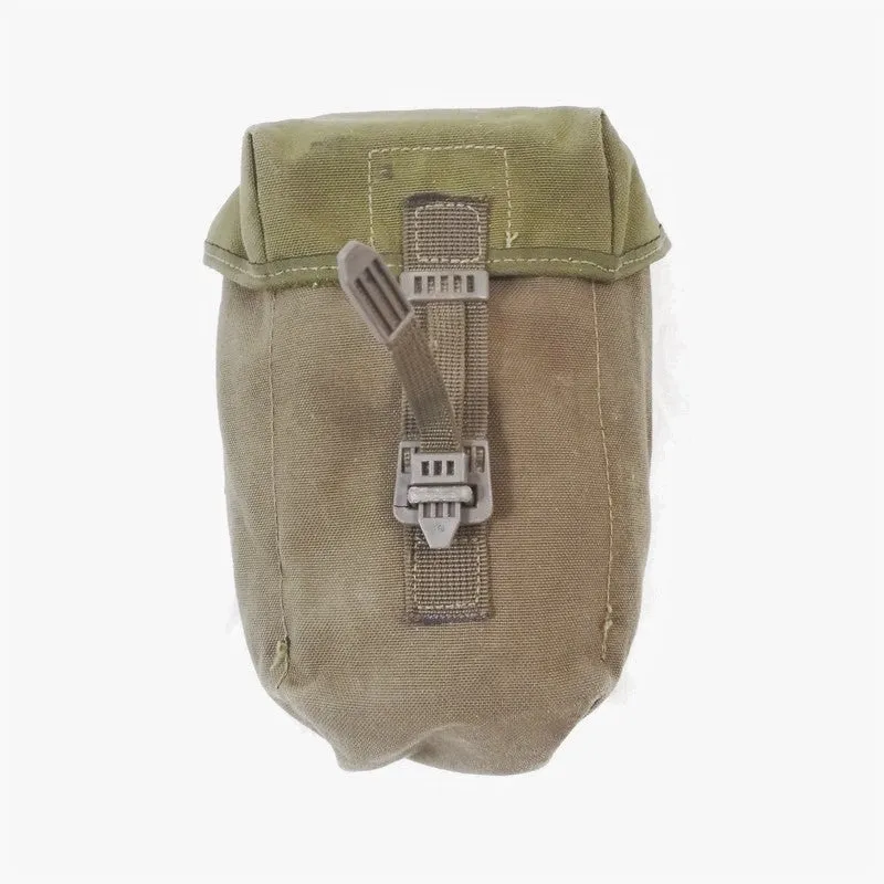 British '90-pattern P.L.C.E. Water Bottle Pouch - Gen-2. Used/Graded. Olive Green.