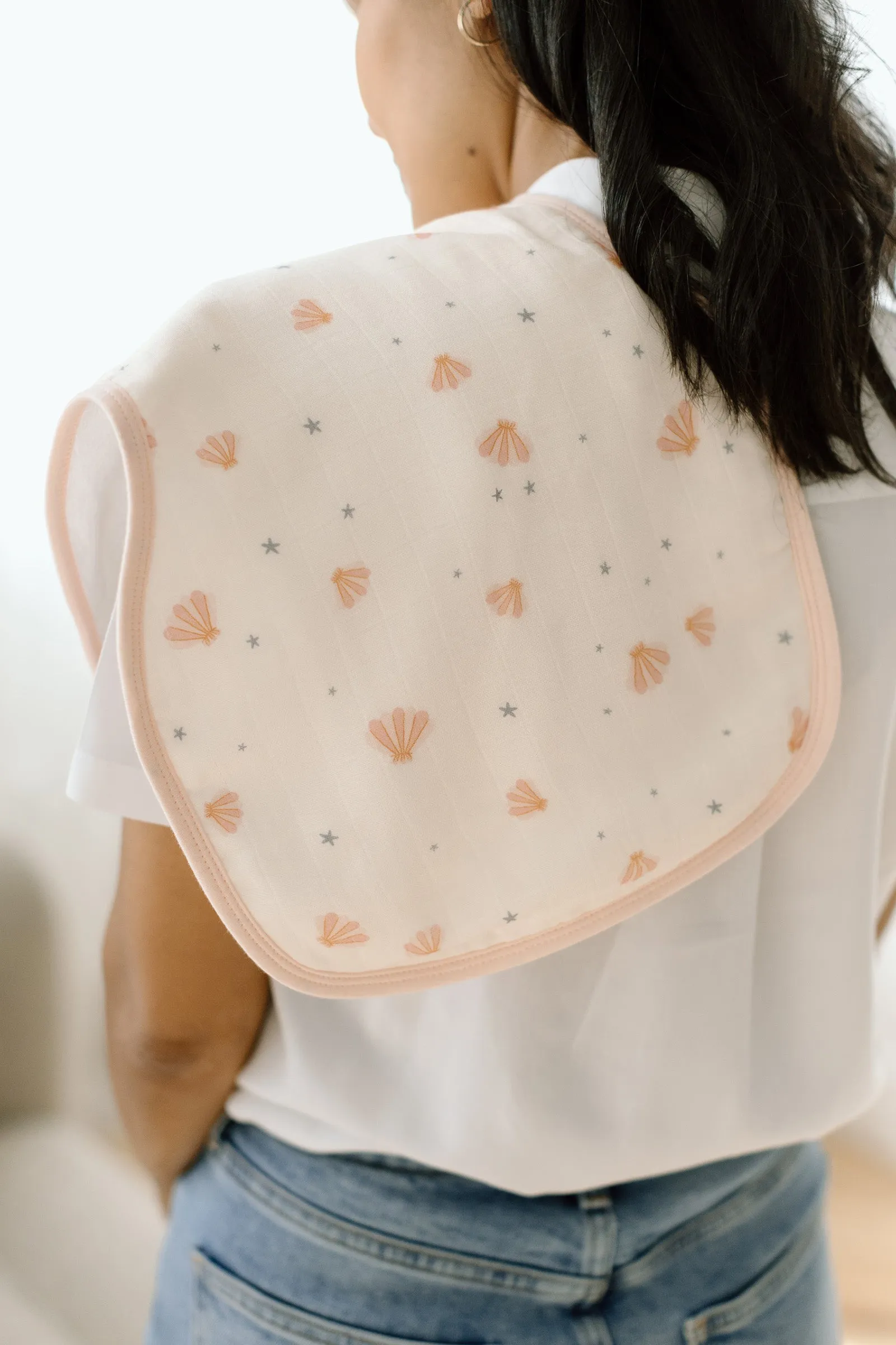 Burp Cloth Set - 2 Pack - Mermaids