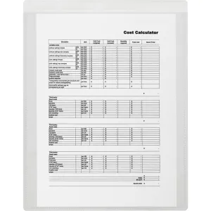 Business Source Self-Adhesive Shop Ticket Holders