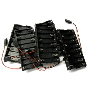 C1207-1F5 RC Battery Holder Case Box Pack 8 x AA Compatible Futaba Female x 5