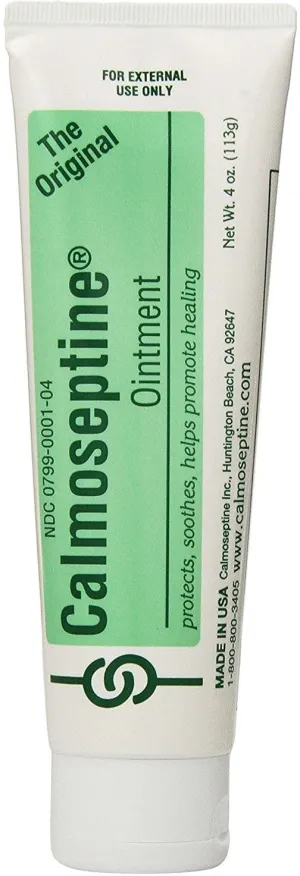 Calmoseptine Ointment Tube, 4 Ounce