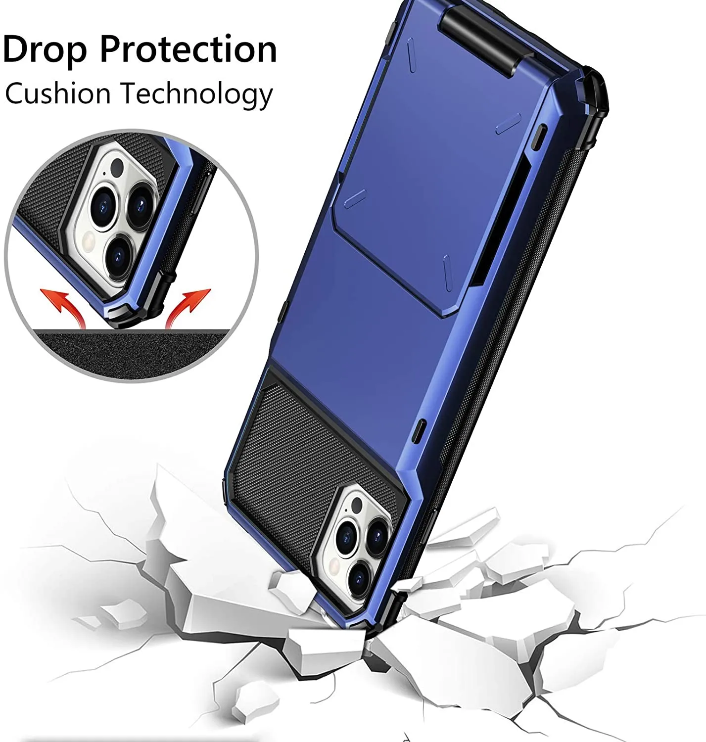 Card Slots Wallet Case Cover for iPhone 13