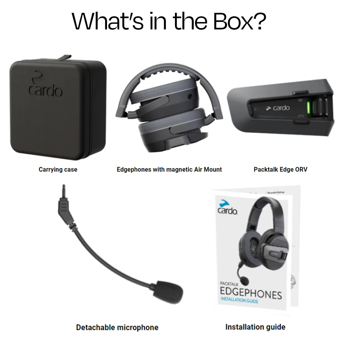 Cardo Packtalk EDGEPHONES ORV