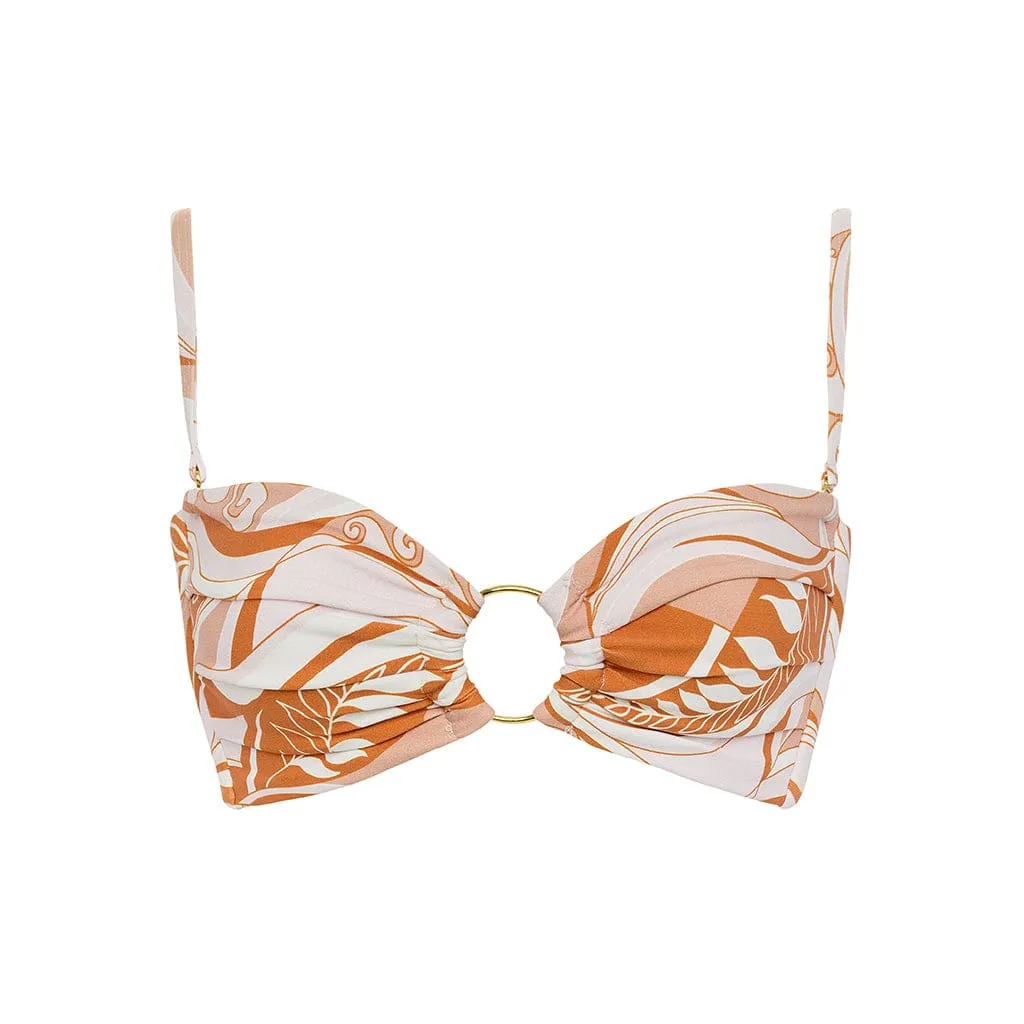 Carmel Tori Bandeau Bikini Top