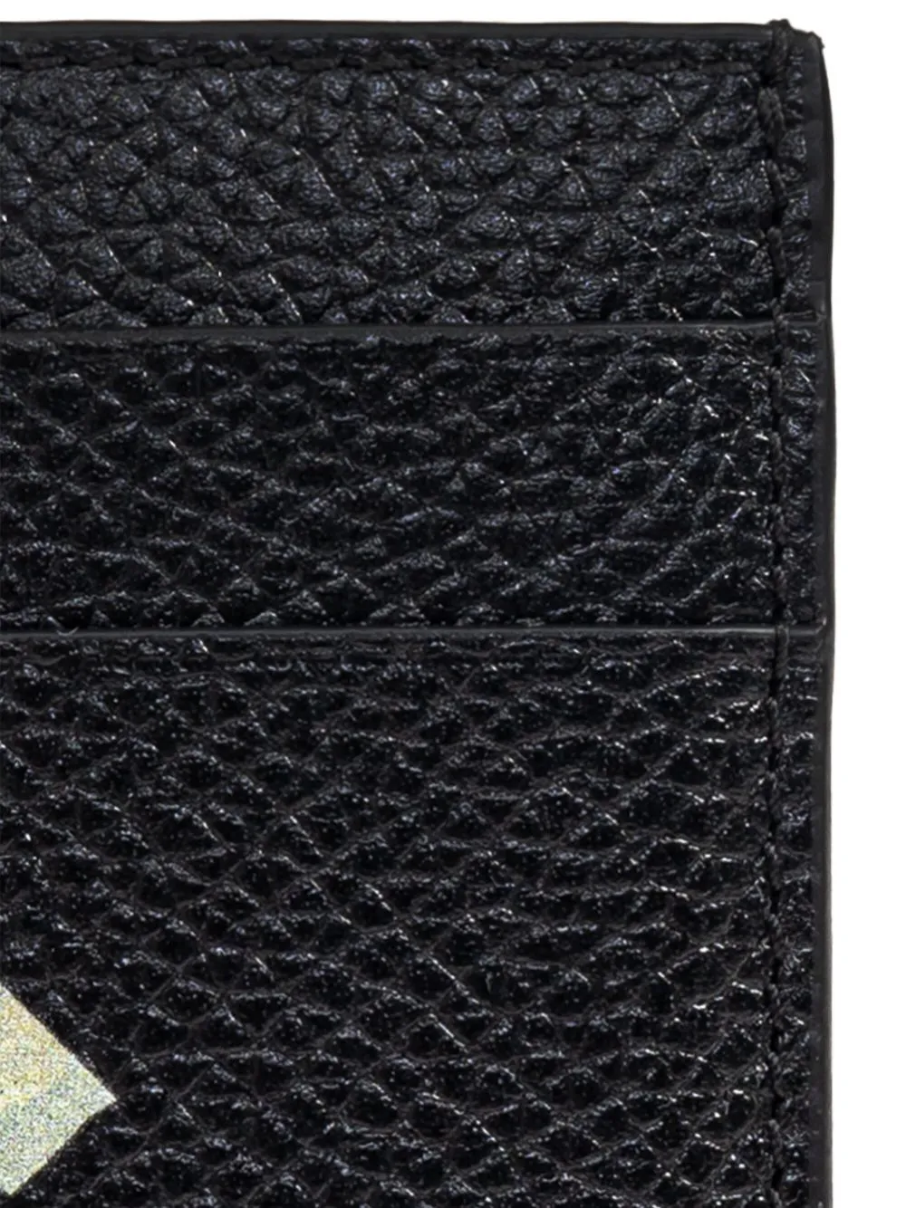 Cash tape type leather card case