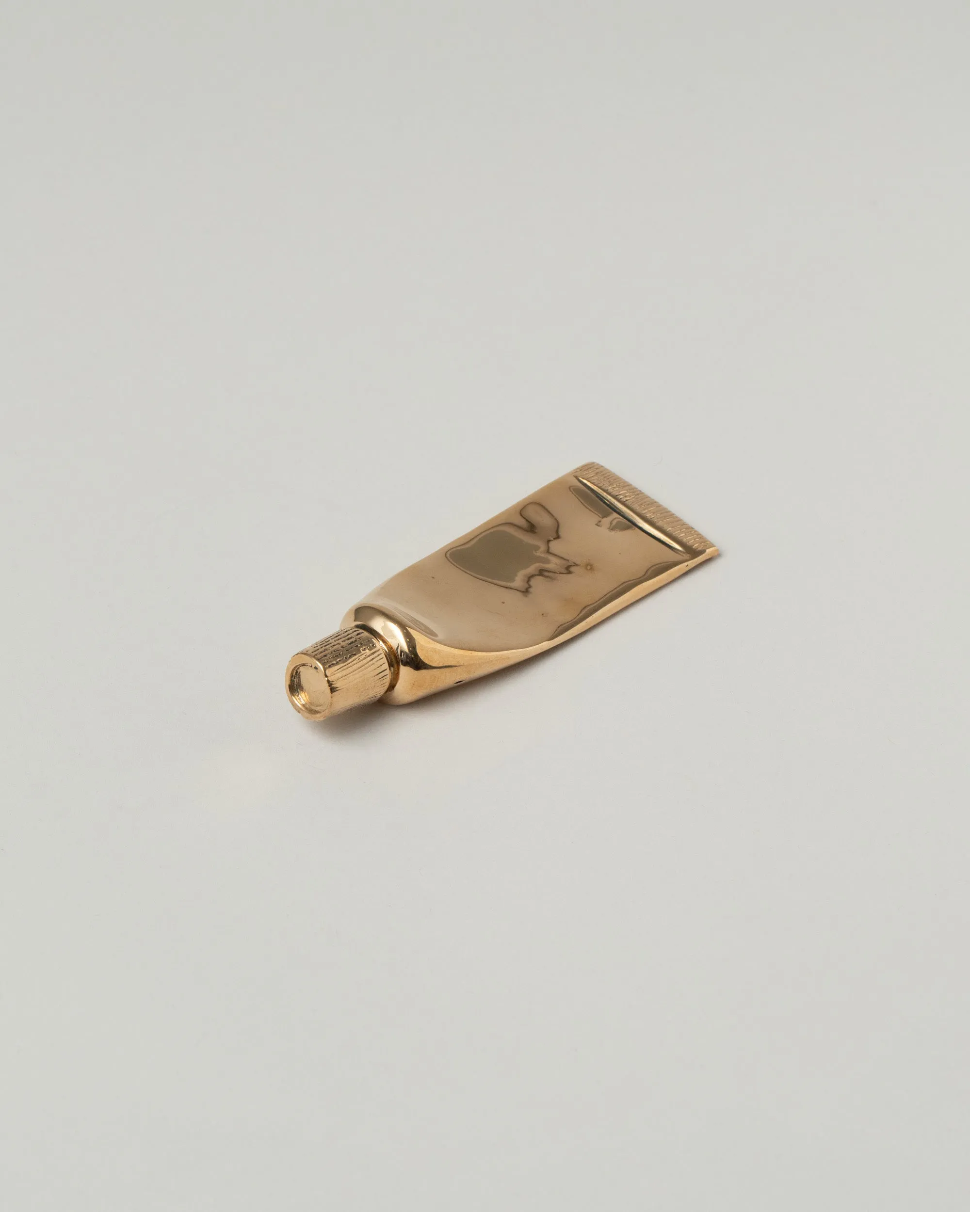 Cast Bronze Travel-Sized Toothpaste Tube