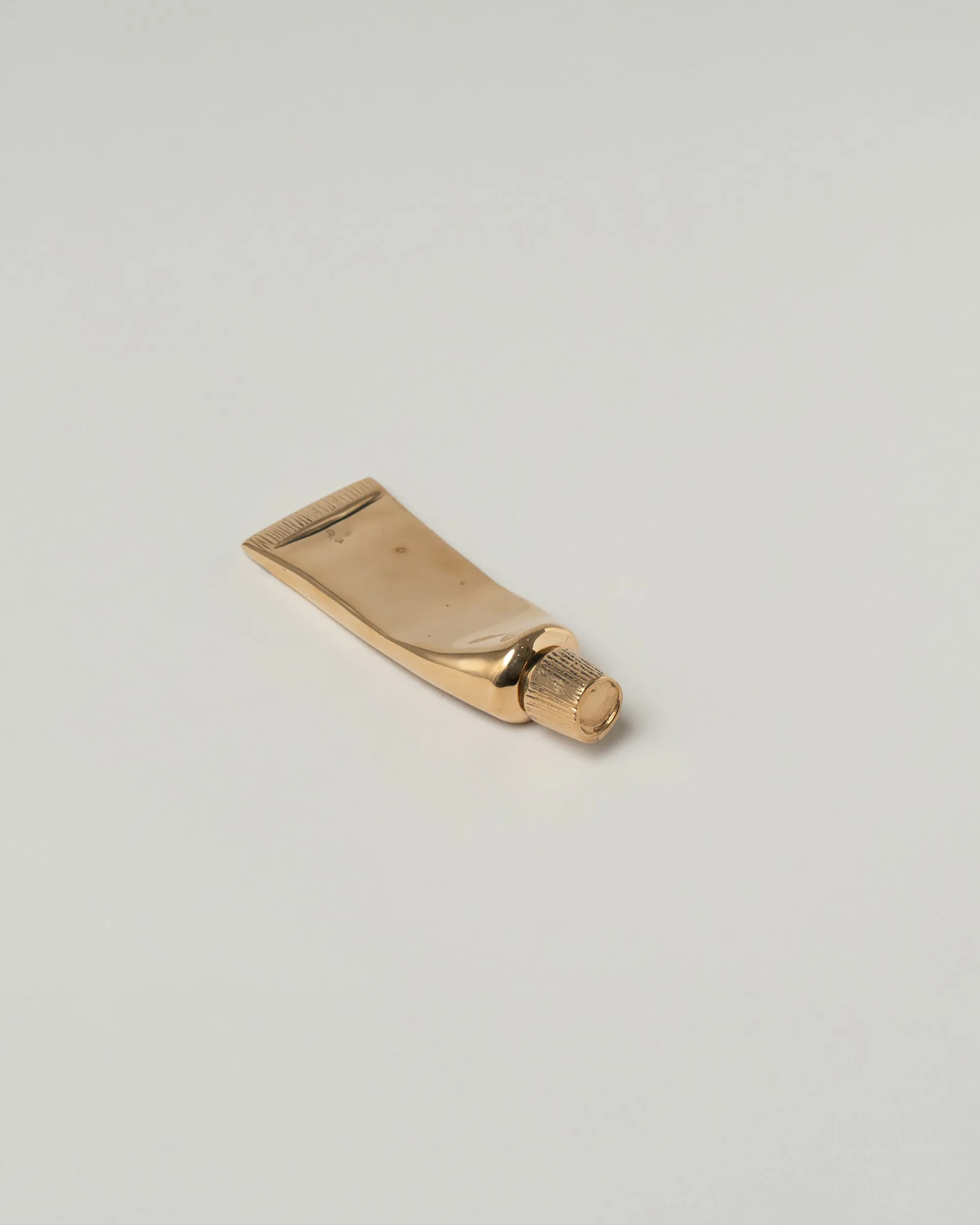 Cast Bronze Travel-Sized Toothpaste Tube