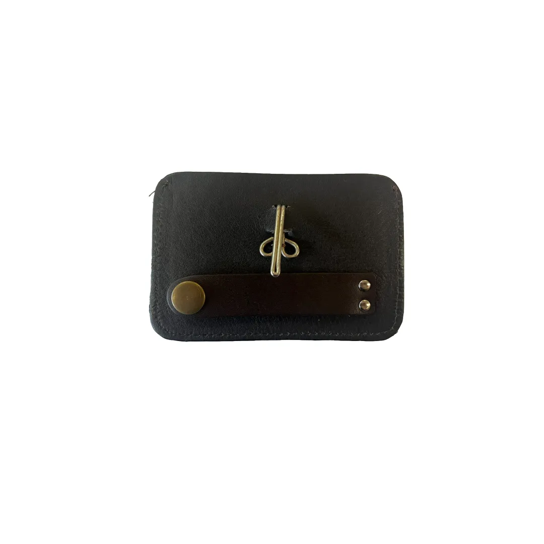 Cavalier Leather 3 Digit Bridle Number Holder Brown