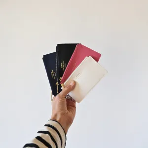 C'est Mon Tresor Zipped Card Case - 4 Colors
