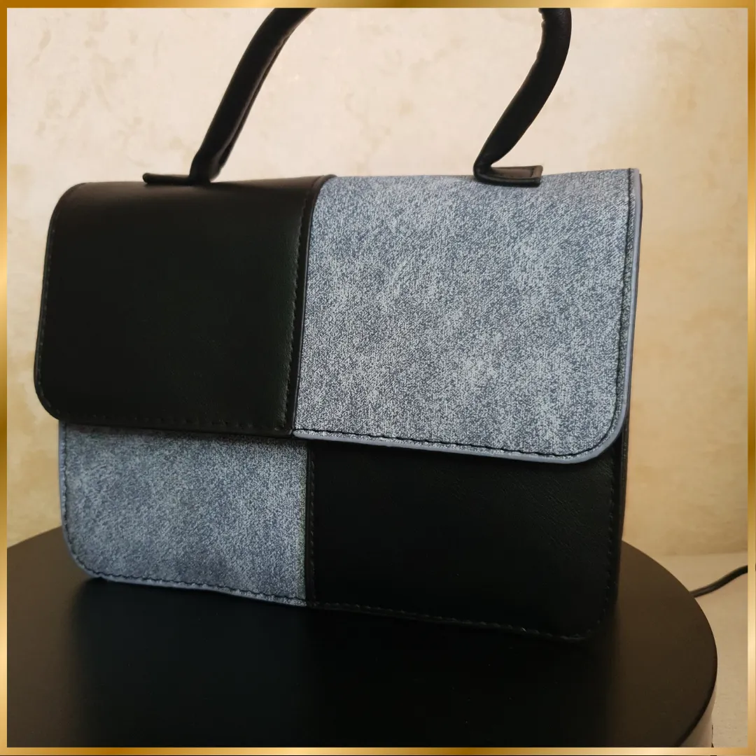 Checked Cross-Body Bag
