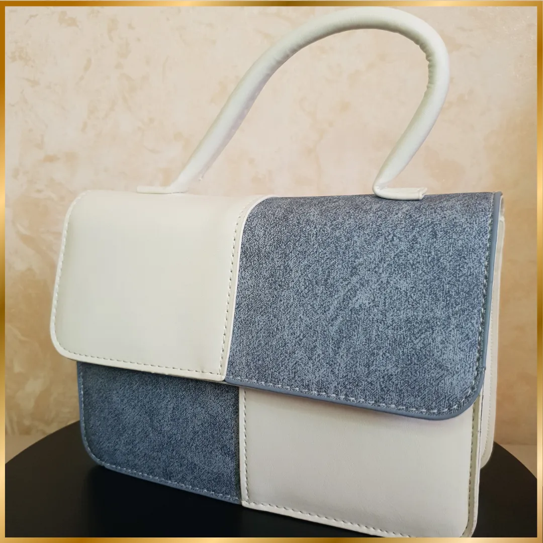 Checked Cross-Body Bag