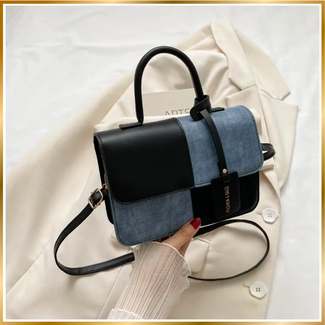 Checked Cross-Body Bag