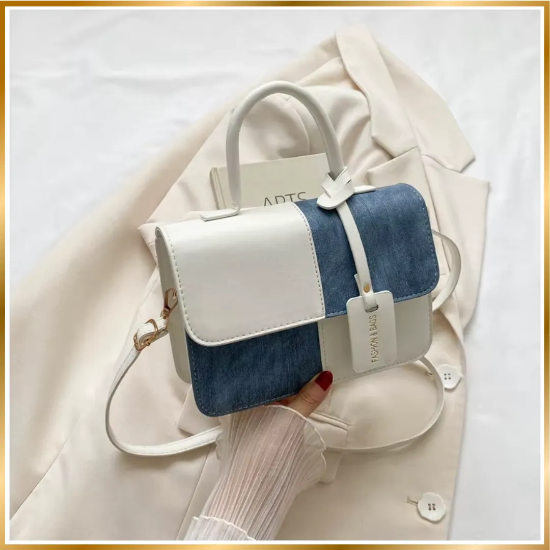 Checked Cross-Body Bag