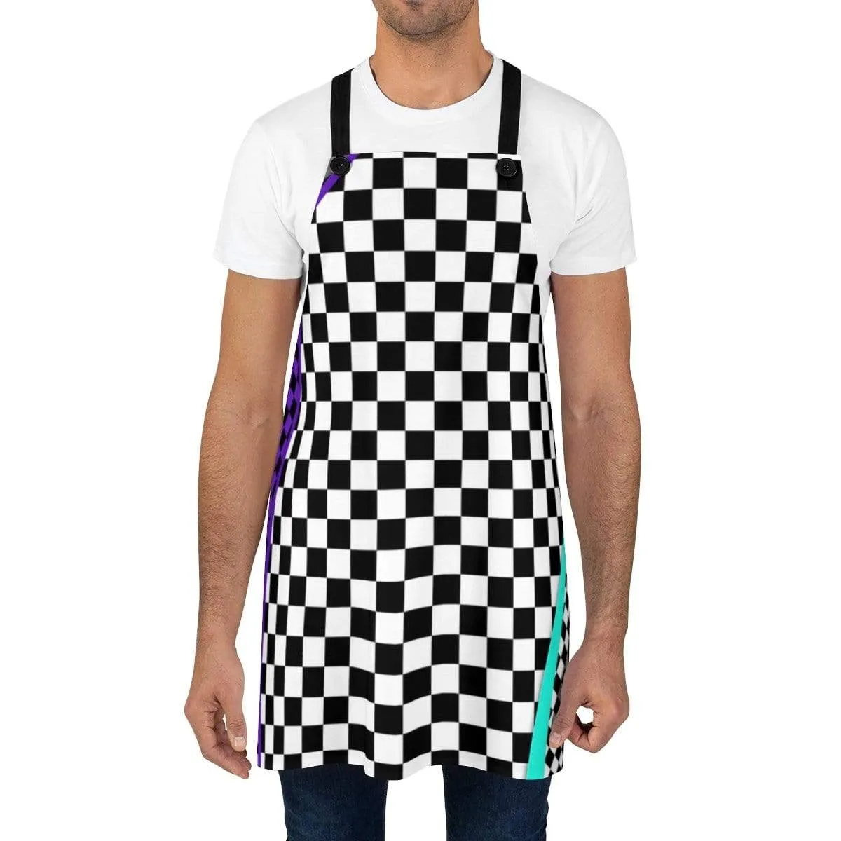 Checkered Chef Apron by Plumskum